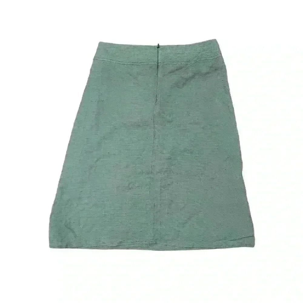 William Riera Women's Teal Viscose A-Line Lined Skirt NEW - Picture 4 of 8